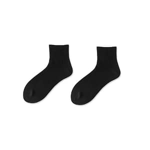Personalised Cotton Black Men Ankle Short Socks