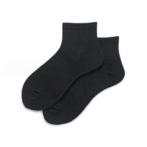 Men’s Black Ankle Socks With Grip 2