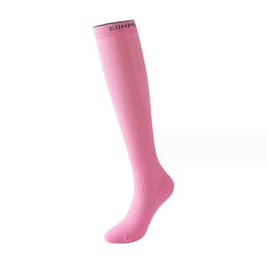 Pink Knee High Compression Socks for Women