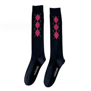 Black Knee High Socks For Women