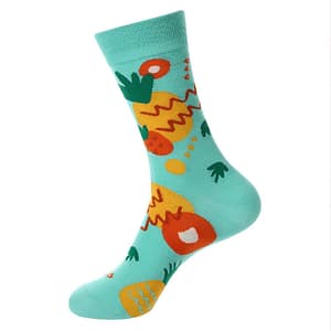 Customized Happy Color Fruit Pattern Socks