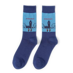 Colorful Crew Bamboo Socks For Men